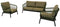 Zavi loungeset - Tuinstoel - Modern design - Olijfgroen