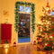 Verlichte Kerstguirlande 270 cm - 100 LED-lampjes - Rode bessen en dennenappels