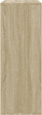 vidaXL - Dressoir - 60x31x84 - cm - bewerkt - hout - sonoma - eikenkleurig
