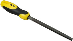 Stanley Driehoekige Vijl - Halfzoet 150mm - Hoogwaardig carbonstaal - Geel