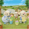 Sylvanian Families 5736 Tuinierenset Bloemen Hangoorkonijn Broer& Zus- 2 fluweelzachte speelfiguren