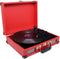 Soundmaster PL580RO - Koffermodel platenspeler - 3 snelheden (33/45/78 RPM) - Rood