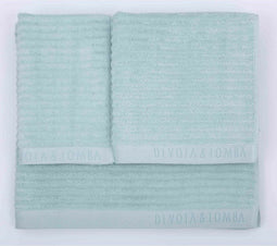 Handdoekenset Devota & Lomba Groen 100% katoen (3 pcs)