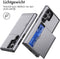 iMoshion Hoesje Geschikt voor Samsung Galaxy S24 Ultra Hoesje - Ruimte voor 2 pasjes - iMoshion Backcover met pasjeshouder - Grijs