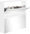 vidaXL - Schoenenkast - met - spiegel - 2-laags - 63x17x67 - cm - hoogglans - wit