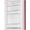 SMEG FAB32RPK5 - Koel/vriescombinatie - NoFrost - Jaren '50 - Roze