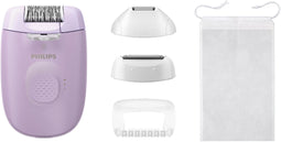 Philips Epilator Series 4000 BRE257/00 - Epilator met snoer - 2-in-1 Epileer & Scheer - Paars