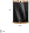 Richmond - Windlicht Tygo groot (Black)