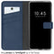 Selencia iPhone 13 - Echt Lederen Bookcase - 3 Pashouders - Blauw