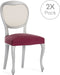 Stoelhoes Eysa BRONX Bordeaux 50 x 5 x 50 cm 2 Stuks