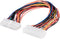 ATX 24-pins (m) - ATX 24-pins (v) voeding verlengkabel - 0,30 meter