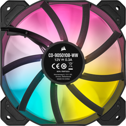 Corsair iCUE SP120 RGB Elite - Ventilator 120mm - Anti-vortexschoepen - Zwart (1x)