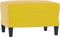 vidaXL - Voetenbank - 60x50x41 - cm - fluweel - geel