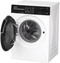 WHIRLPOOL WPM27WADSBE - Vrijstaande wasmachine - 12 kg - 1400 tpm - Wit met zwarte deur