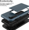 imoshion Hoesje Geschikt voor Samsung Galaxy S23 Hoesje - Ruimte voor 2 pasjes - imoshion Backcover met pasjeshouder - Donkerblauw