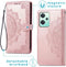 iMoshion Hoesje Geschikt voor OnePlus Nord CE 2 Lite 5G Hoesje Met Pasjeshouder - iMoshion Mandala Bookcase - Rosé Goud