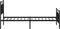 vidaXL - Bedframe - met - hoofd- - en - voeteneinde - metaal - zwart - 90x190 - cm