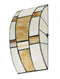 Coloured by Art Roundabout Small - Wandlamp/Plafonnière - Geometrisch design - Oker