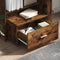 vidaXL - Lade - kast - in - Rokende - Eik - 55x45x33,5 - cm - Gelaagd - Hout