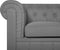 CHESTERFIELD L - Woonkamerset - Lichtgrijs - Polyester