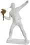 Decoratieve figuren Home ESPRIT Wit Gouden 23 x 12 x 40 cm