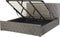 AMIENS - Bed met opbergruimte - Grijs - 180 x 200 cm - Fluweel