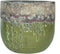 PTMD Kaysa Ronde Bloempot - H47 x Ø54 cm - Keramiek - Groen