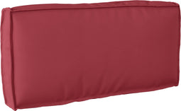 vidaXL - Ligbedkussen - voor - Rugleuning - - - Wijnrood - - - 80x40x12 - cm - - - Oxford - Stof