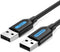 Vention COJBI USB-kabel USB 2.0 3 m USB A Zwart