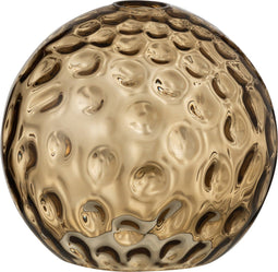 J-Line decoratie bal Bollie - glas - bruin