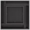 vidaXL - Vuurkorf - Vierkant - Zwart - 60x60x30 - cm - van - Staal