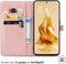 iMoshion Hoesje Geschikt voor Oppo Reno 9 Pro (5G) / Reno 9 (5G) Hoesje Met Pasjeshouder - iMoshion Mandala Bookcase - Rosé Goud