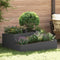 vidaXL - Tuinplanter - Zwart - 100x100x50 - cm - Staal