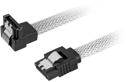 Sharkoon SATA 3 - Kabel - 45cm - Wit Zwart