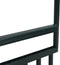 vidaXL - Gazonbeluchter - met - 5 - holle - tanden - gepoedercoat - staal - groen