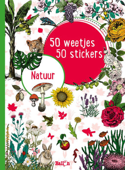 50 weetjes, 50 stickers - Natuur
