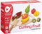Classic World World World Houten Snijfruit met Snijplank, 17dlg.