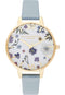 Olivia Burton OB16AR08 - Horloge - Analoog - Ø 34 mm - Zilverkleurig