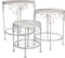 Mica Decorations Provence Plantentafel voor Buiten - Set van 3 - H43 x Ø35 cm - Wit