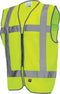 Benson Verstelbaar veiligheidsvest - reflectoren voor- en achterkant - CE goedgekeurd - geel