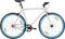 vidaXL - Fiets - met - vaste - versnelling - 700 - c - 51 - cm - wit - en - blauw
