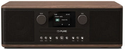 Pure Classic C-D6 - DAB Radio - Bluetooth 5.3 30W - Zwart/Walnoot