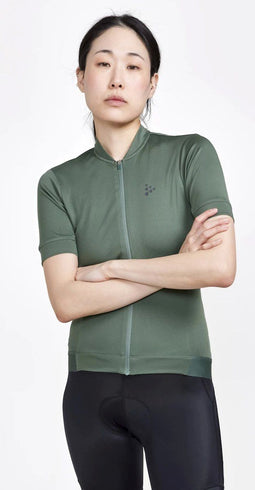 Craft Core Essence Jersey fietsshirt korte mouwen groen dames