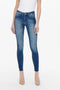 ONLY ONLBLUSH LIFE MID SK ANK RAW REA403 Dames Jeans - Skinny ankle jeans - Geruwde randen - Maat XS