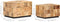 vidaXL - Salontafels - 2 - st - blokontwerp - ruw - mangohout