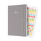 Sigel agenda 2024 - Jolie Feel - A5 - hardcover - 7 dagen / 2 pagina's - pearl grey - SI-J4403