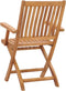 vidaXL - Tuinstoelen - 2 - st - inklapbaar - massief - teakhout