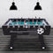 Cougar Arena Voetbaltafel in zwart - Tafelvoetbal tafel incl. 4 ballen en scoreteller - Indoor voetbal tafel van 141x75x88cm