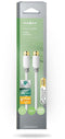 Nedis CSBW41000WT10 - Coaxkabel - 100cm - Wit