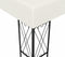vidaXL - Prieel - 3x3 - m - stof - crème